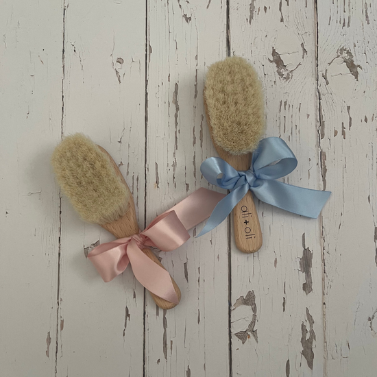 Wooden Baby Hair Brush