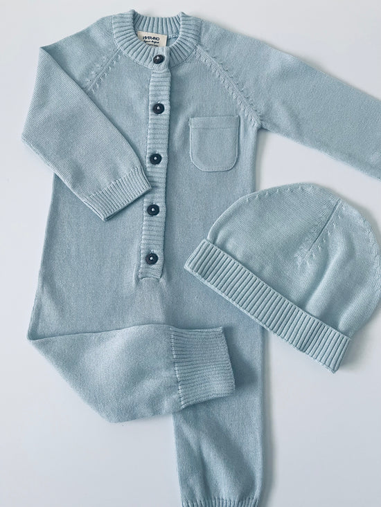 Organic Cotton Romper & Beanie